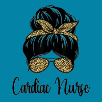 Cardiac Nurse Messy Hair Bun Leopard Cardiologist Graduation Retro Trucker Cap | Artistshot