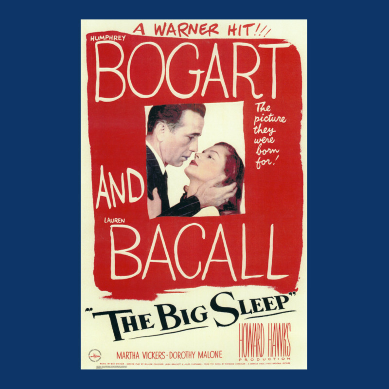 The Big Sleep - Vintage Movie Poster (bogart Seamless Cap by ByronGFaulkner | Artistshot