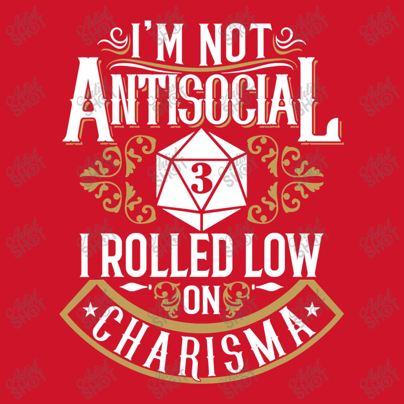 Not Antisocial, Rolled Low Charisma Funny Rpg Loves Dragons Yupoong Trucker Cap by home12 | Artistshot