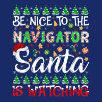 Be Nice To Navigator Santa Is Watching Navigator Christmas 5 Panel Snapback Cap | Artistshot