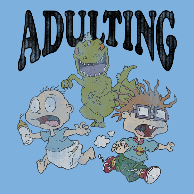 Rugrats Running From Reptar And Adulting Pa Trucker Cap by cm-arts | Artistshot