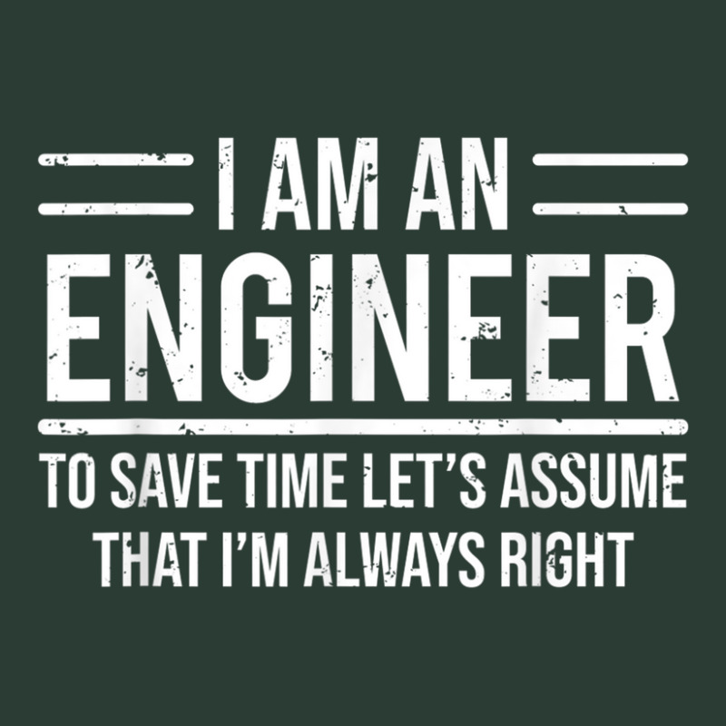 I Am An Engineer To Save Time I'm Always Right Funny Fashion Visor by nusudimazo | Artistshot