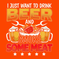 Drink Beer And Smoke Meat Barbecue Grill Master Grilling Retro Trucker Cap | Artistshot