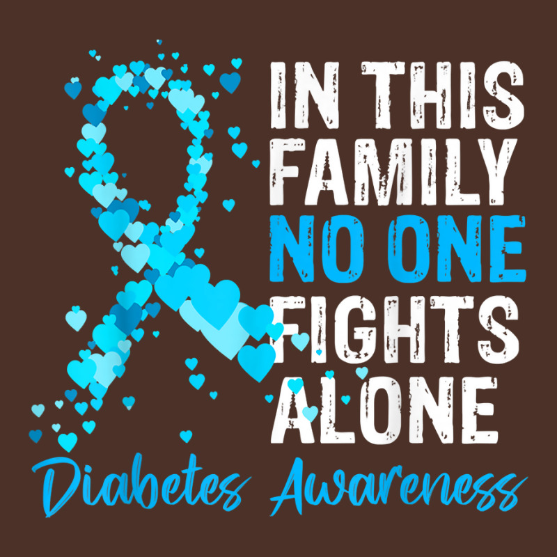 In This Family No One Fights Diabetes Alone Warrior Type 1 T Shirt Retro Trucker Cap by tzecluco | Artistshot