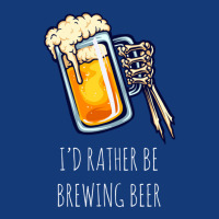 I'd Rather Be Brewing Beer - Funny Homebrew .png Retro Trucker Cap | Artistshot