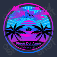 Playa Del Amor Beach Mexico Palm Trees Sunset Summer Tee Retro Trucker Cap | Artistshot