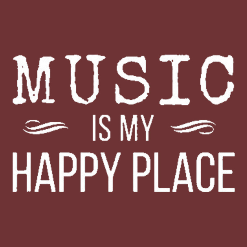 Music Is My Happy Place Inspiring Music Novelty Seamless Cap by cm-arts | Artistshot