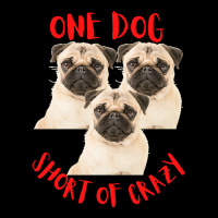 One Dog Short Of Crazy T  Shirtone Dog Short Of Crazy T  Shirt (10) Men's 3/4 Sleeve Pajama Set | Artistshot