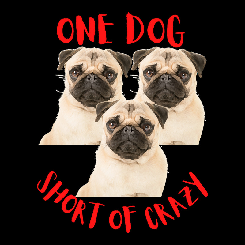 One Dog Short Of Crazy T  Shirtone Dog Short Of Crazy T  Shirt (10) Men's 3/4 Sleeve Pajama Set | Artistshot