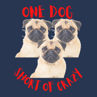 One Dog Short Of Crazy T  Shirtone Dog Short Of Crazy T  Shirt (10) Men Denim Jacket | Artistshot