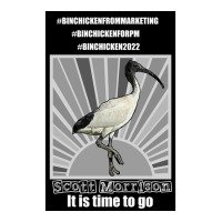 Its Time To Go Scott Morrison  - Binchickenfrommarketing- Black And Wh Yupoong Trucker Cap | Artistshot