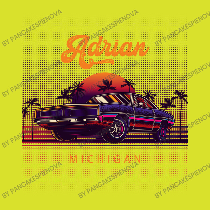 Adrian Michigan Retro Vintage 80s 90s Muscle Cars Retrowave Aesthetic Foam Snapback hat by pancakespienova | Artistshot