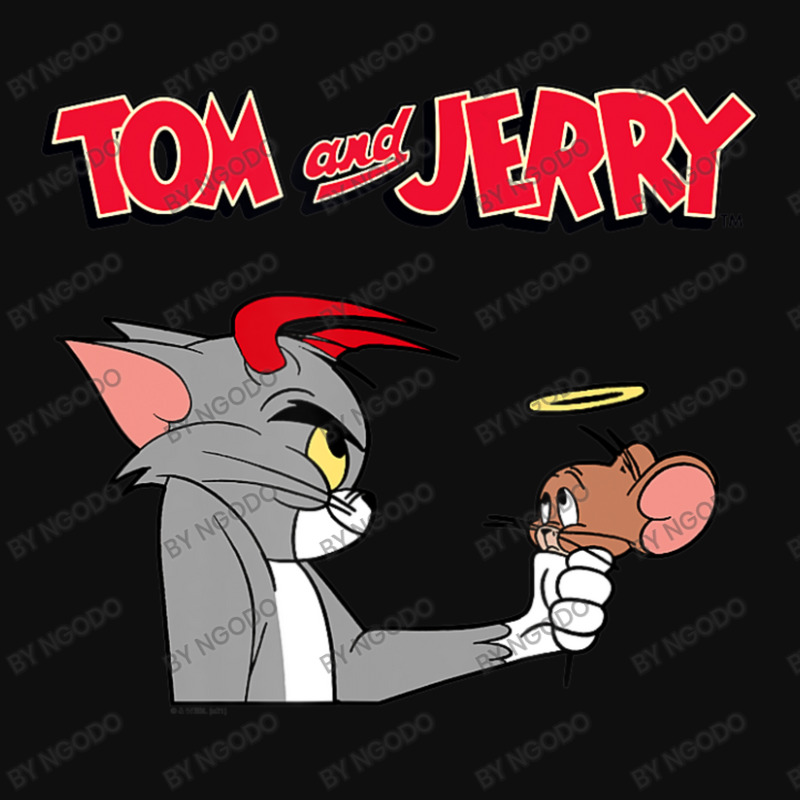 Tom And Jerry Devil And Angel Humor Poster Foam Snapback hat by ngodo | Artistshot