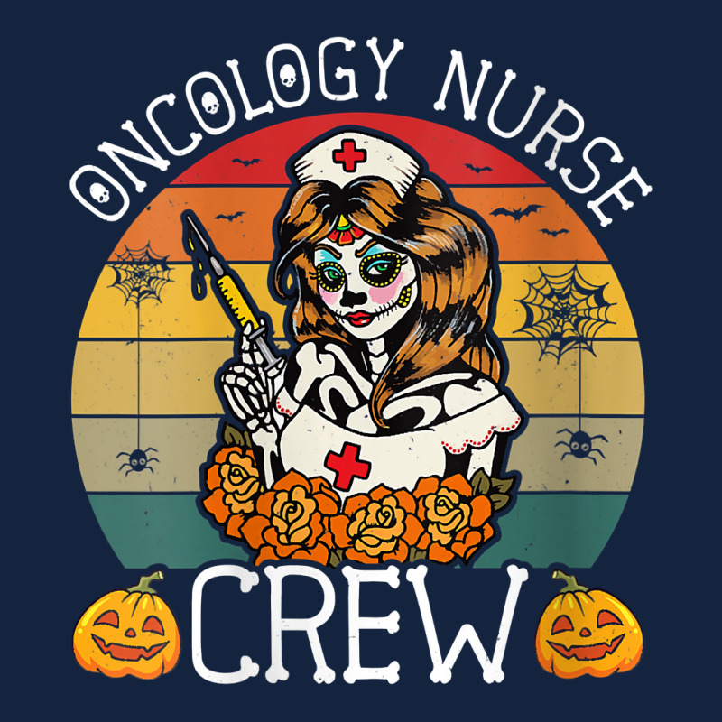 Womens Skeleton Oncology Nurse Crew Funny Vintage Halloween Nurses V N Foam Snapback hat by quvamashara | Artistshot