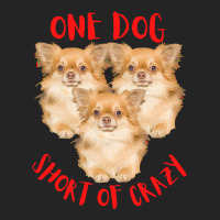 One Dog Short Of Crazy T  Shirtone Dog Short Of Crazy T  Shirt (8) 3/4 Sleeve Shirt | Artistshot