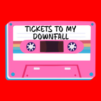 Tickets To My Downfall Rainbow Cassette Tape Music Design 5 Panel Snapback Cap | Artistshot