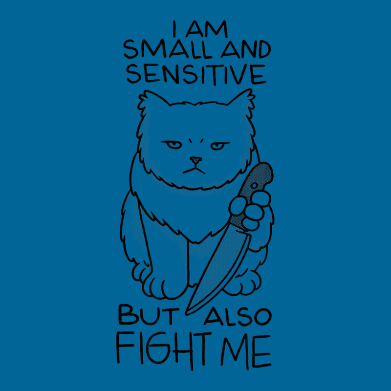 I Am Small And Sensitive Knife Cat T Shirt Pa Trucker Cap by cm-arts | Artistshot