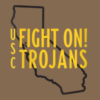 Usc Womens Fight On! Trojans California Overlay V-neck Pa Trucker Cap | Artistshot