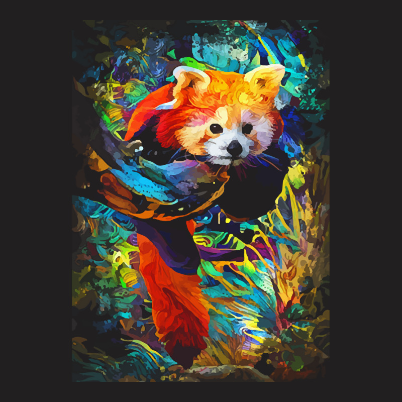 Animals T  Shirt Colorful Panda T  Shirt T-shirt | Artistshot