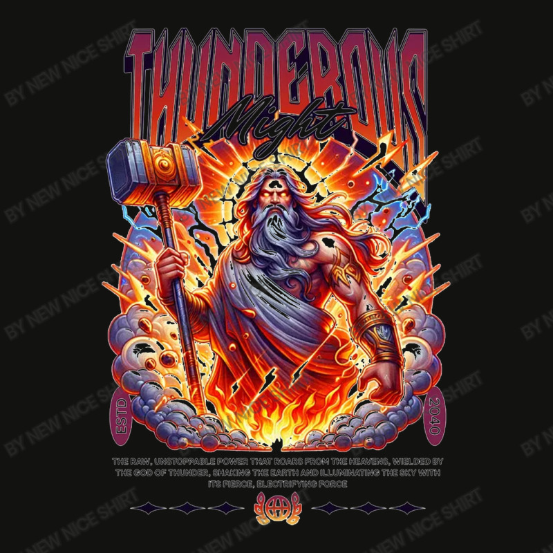 Thunderous Might Scorecard Crop Tee by New Nice Shirt | Artistshot