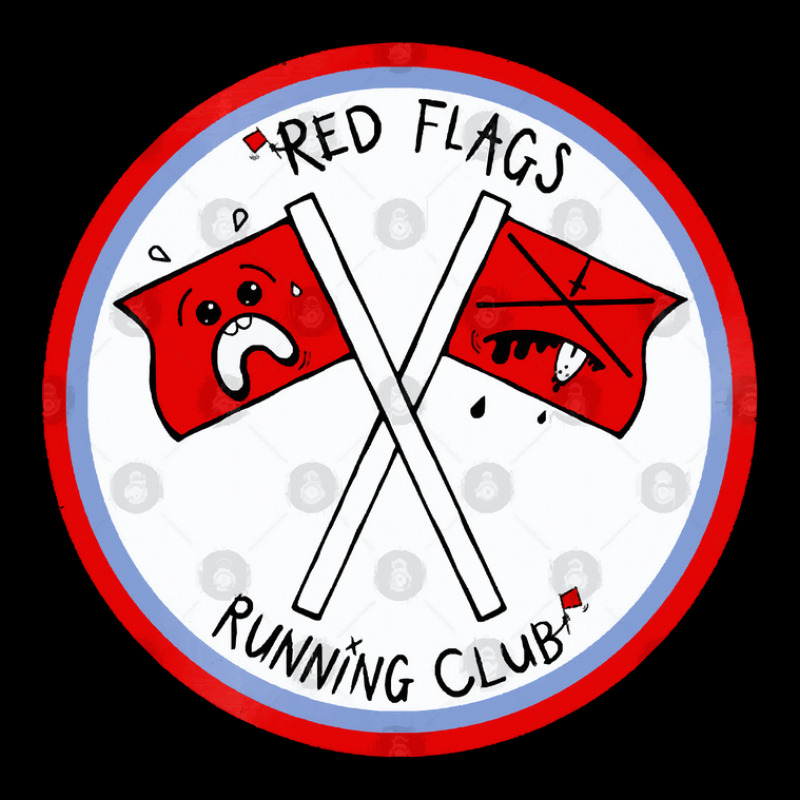 Red Flags Running Club Retro Trucker Cap by LynneVickie | Artistshot