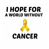 I Hope For A World Without Childhood Cancer Women's V-neck T-shirt | Artistshot