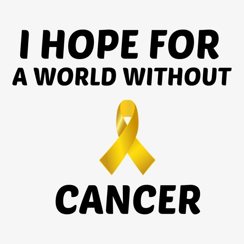 I Hope For A World Without Childhood Cancer Ladies Fitted T-Shirt by Perfect Designers | Artistshot