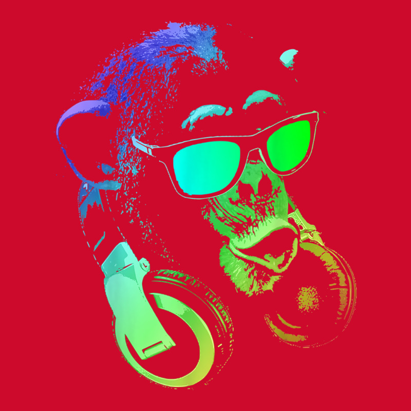 Monkey Chimp With Sunglasses And Headphones Retro Trucker Cap by MaricelyOrtiz | Artistshot