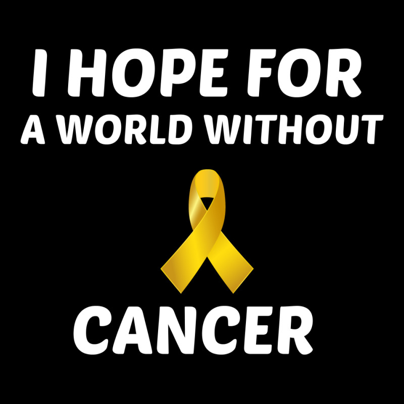 I Hope For A World Without Childhood Cancer White Long Sleeve Shirts by Perfect Designers | Artistshot