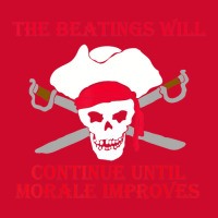 The Beatings Will Continue Until Morale Improves Pirate Retro Trucker Cap | Artistshot