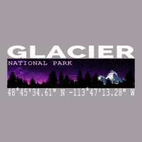 Glacier National Park Night Sky With Gps Location Design Seamless Cap | Artistshot