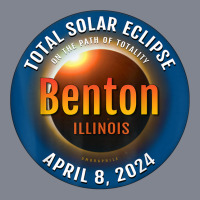 Benton Illinois Il Total Solar Eclipse 2024  3  T Shirt Yupoong Trucker Cap | Artistshot