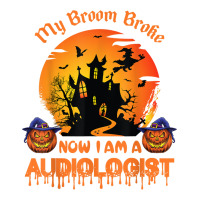 Spooky Audiologist My Broom Broke Halloween Costume Foam Snapback Hat | Artistshot