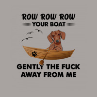 Dachshund   Row Row Row Your Boat Gently The Fuck Away From Me Racerback Tank | Artistshot