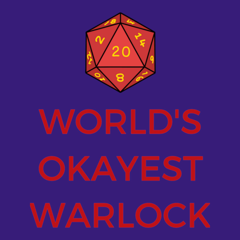 Worlds Okayest Warlock With D20 Dice Pa Trucker Cap by cm-arts | Artistshot