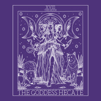 Hecate Tarot Card Triple Moon Goddess Witch Wiccan Pagan Sweatshirt Nike Dri-fit Cap | Artistshot