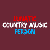 Lunatic Country Music Person   Patriotic Red, White & Blue Long Sleeve Nike Dri-fit Cap | Artistshot