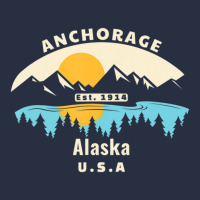 Anchorage Alaska Souvenir Mountain Sunset River Retro Trucker Cap | Artistshot