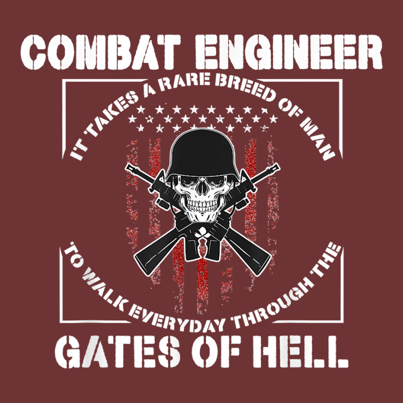 Mens Combat Engineer Rare Breed Of Man Combat Engineering T Shirt Seamless Cap by vivianadubcy | Artistshot