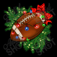 American Football Christmas With Lights And Ribbon Seamless Cap | Artistshot