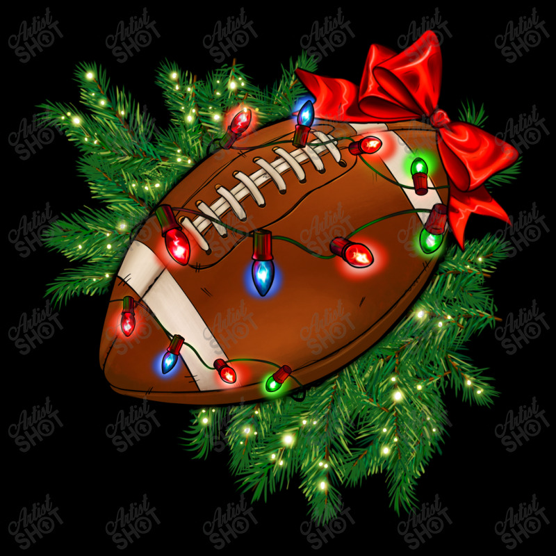 American Football Christmas With Lights And Ribbon Seamless Cap by FaDigitalArtStudio | Artistshot