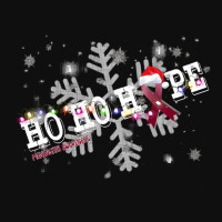 Meningitis Fighter Meningitis Awareness - Ho Ho Hope Cure Christmas Foam Snapback Hat | Artistshot