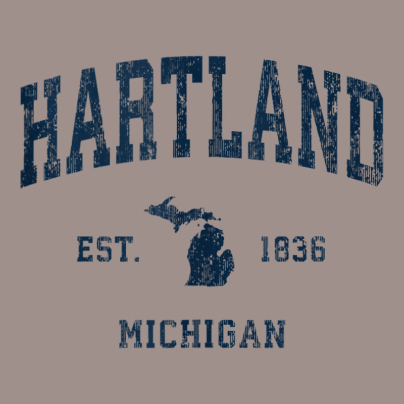 Hartland Michigan Mi Vintage Athletic Navy Sports Design Tank Top 5 panel snapback cap by cm-arts | Artistshot