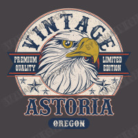 Retro Bald Eagle Astoria Oregon Vintage Limited Edition 5 Panel Snapback Cap | Artistshot