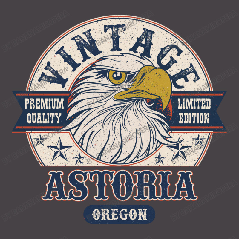 Retro Bald Eagle Astoria Oregon Vintage Limited Edition 5 panel snapback cap by Bananamiropera | Artistshot