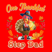 One Thankful Step Dad Thanksgiving Turkey Blessed Grateful 5 Panel Snapback Cap | Artistshot