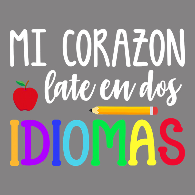 Mi Corazon Late En Dos Idiomas Bilingual Pa Trucker Cap by cm-arts | Artistshot