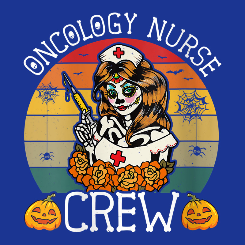 Womens Skeleton Oncology Nurse Crew Funny Vintage Halloween Nurses V N Pa Trucker Cap by quvamashara | Artistshot