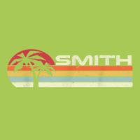 Smith Surname 80s 90s Vintage Sunset With Palm Trees T Shirt Fashion Visor | Artistshot