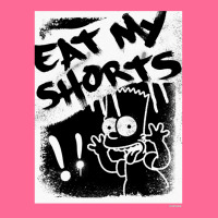 The Simpsons Bart Simpson Eat My Shorts Spray Paint Graffiti Long Slee Fashion Visor | Artistshot